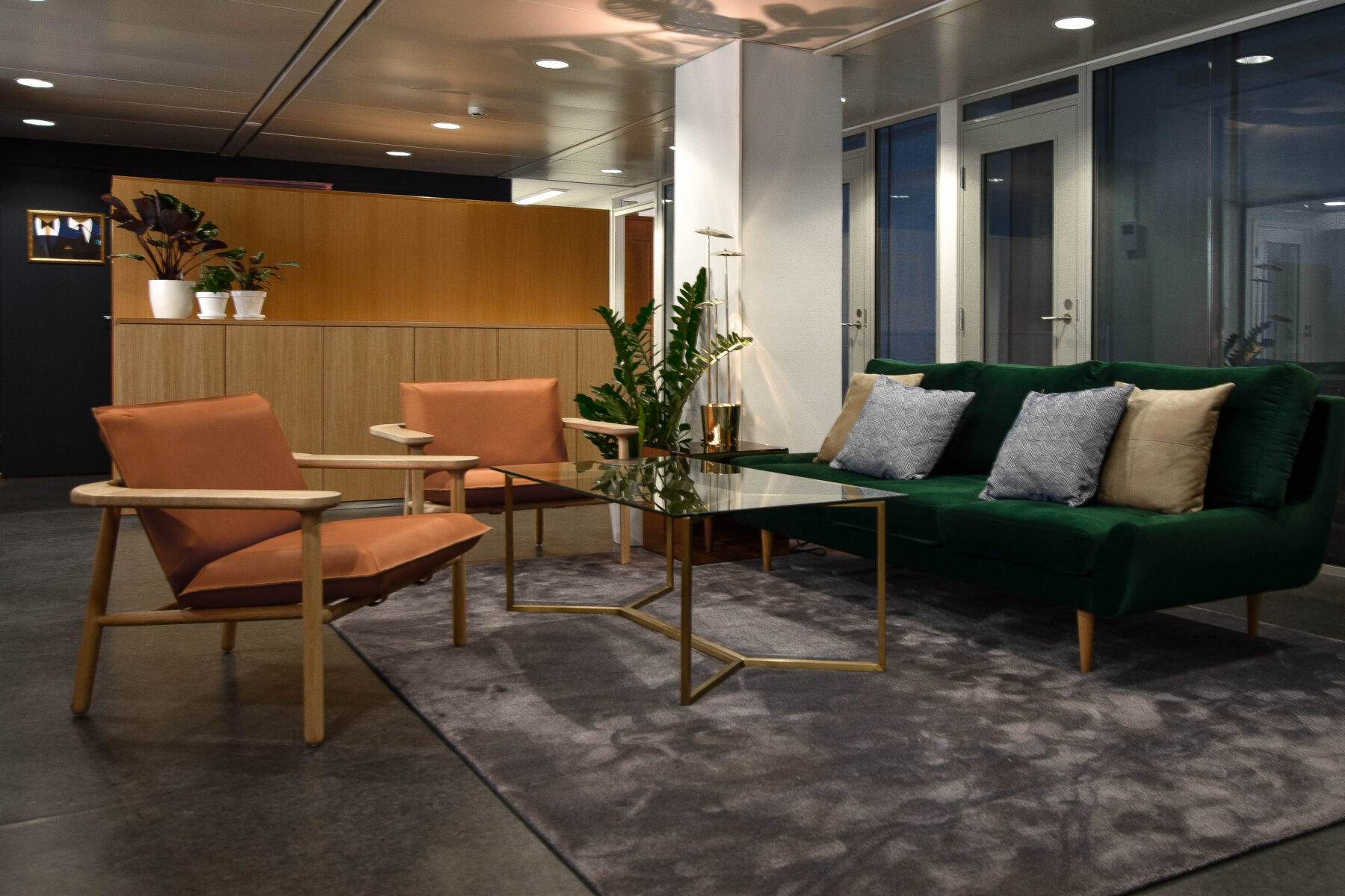 Taukotilan sisustussuunnittelu Helsinki. Lindroos taukotila. Sisustusarkkitehtitoimisto sisu interior.